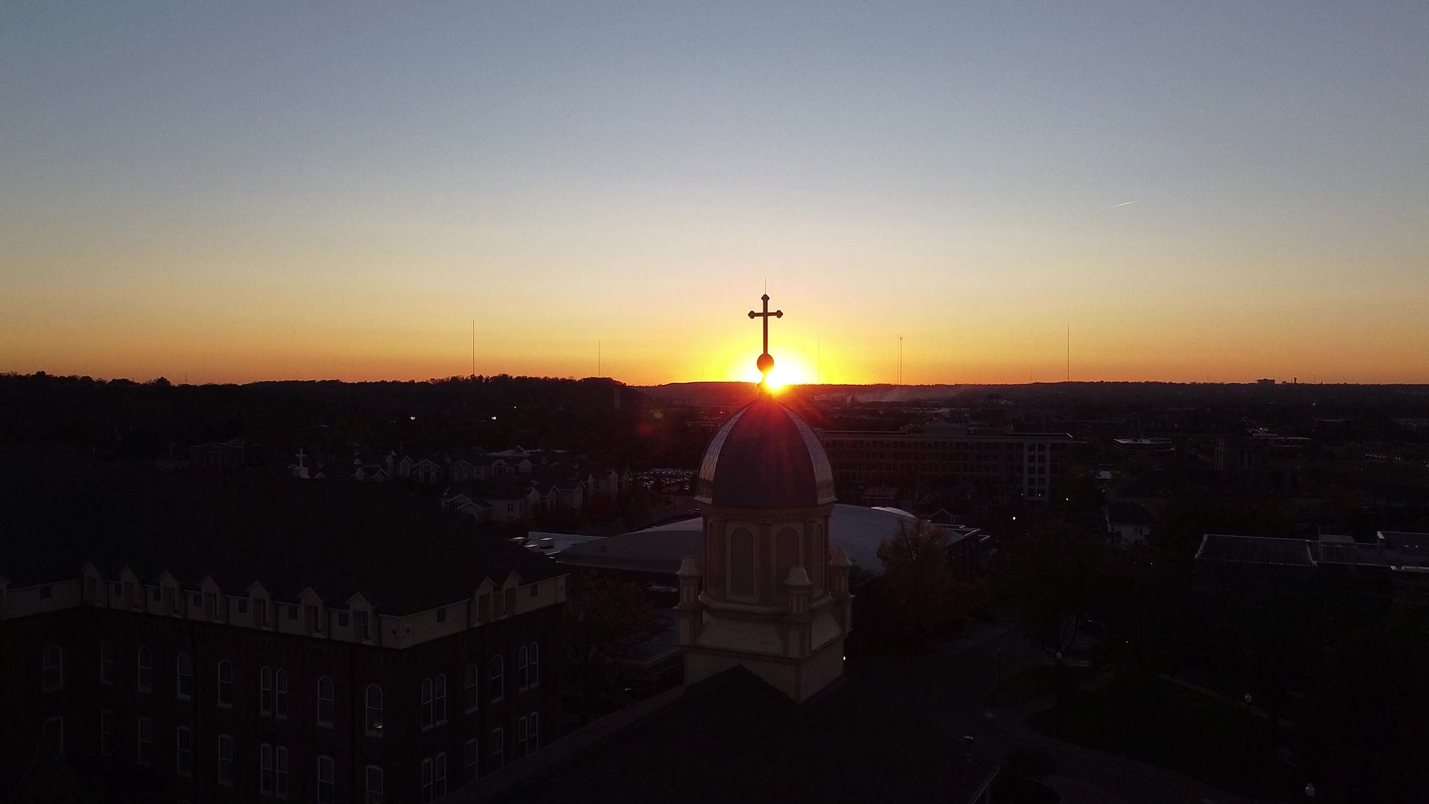 University of Dayton Chapel Sunset